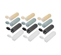 Veemoon 12pcs Travel Refillable Bottles Set for Toiletries Leakproof Soft Squeeze Cream Containers Portable Cosmetic Tubes for Skincare Lotion Packing