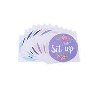 Veemoon 12pcs Unique Flower Design Newborn Stickers Boy Girl Monthly Stickers for First Year Safe Reusable
