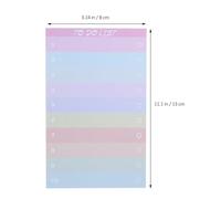 Veemoon 12pcs Weekly to Do List Notepad Planner with Creative Paper Design, Practical and Stylish Tear-off Sheets for Study and Work Planning Random Color