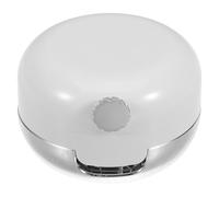 Veemoon 13g Lip Gloss Containers Lipstick Holder Portable Sleek Modern White Jar with Built-in Mirror Silicone Lip Brush for Home and Office