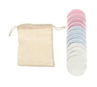 Veemoon 13pcs Reusable Bamboo Fiber Makeup Cleansing Pads Includes Mesh Bag and Pads Makeup Remover Accessories for Daily Skin Care