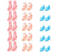 Veemoon 15 Pairs Creative Mini Doll Shoes Wear-resistant Tiny High Heels for 30cm Dolls Universal Fit Accessories