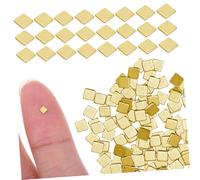 Veemoon 150 Pcs Gold Solder Chips for Jewelry Repair and Crafts Making, Copper Material with Tiny Size for Easy Welding and Versatile Application