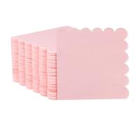 Veemoon 150 Pcs Light Pink Scalloped Edge Paper Napkins Disposable Party Supplies for Wedding Shower Birthday Soft and Strong Table Napkins