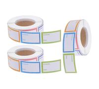 Veemoon 1500pcs Removable Freezer Labels for Jars Food Storage Stickers Strong Adhesive Pantry Organization Date Stickers for Oil Bottles and Containers