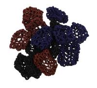Veemoon 15pcs Ballet Dancer Hair Net Knitted Bun Holders Invisible Nurse Hairnets Elastic Snood Bun Covers for Professional Women