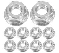 Veemoon 15Pcs Chainsaw Replacement Bar Nuts Kit with Rivet Nut Drill Adapter Set 5 Sets for Outdoor Power Tool Repair
