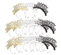 Veemoon 15pcs Happy Year Headbands for Party Creative Festival Photo Props Decor Unique Hair Accessories for Year's Eve Celebration Multi-color Design