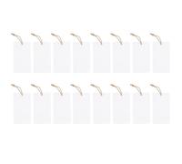 Veemoon 16pcs Acrylic Basket Labels for Storage Bins with Easy to Write Surface and Convenient Hanging Use, for Kitchen Organisation and DIY Pantry Tags