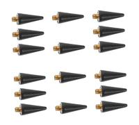 Veemoon 16pcs Dot Pen Wax Tip Replacement Heads for Nail Art Pen Head Nail Picker Diamond Gems Application