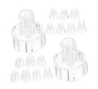 Veemoon 16pcs Facial Cleansing Tips Hydrodermabrasion Replacement Set Deep Pore Suction Tool for Skin Care and Gentle Exfoliation Compatible with Skin Scrubber Devices