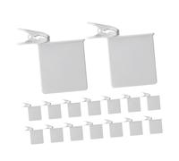 Veemoon 16pcs Fridge Organiser Retractable Clips for Fruit Vegetables Storage Fridge Door Shelf Replacement Bpa Plastic Divider Refrigerator Accessories