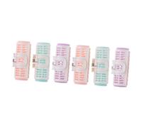 Veemoon 16pcs Women Plastic Hair Roller Curlers for Diy Hair Styling Create Spiral Curls Waves Style for Ladies and Girls Volume Enhancement Random Color