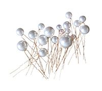 Veemoon 18pcs Bridal Hair Pins Set Elegant U Shaped Pearl Hair Accessories for Weddings and Parties for Brides and Special Occasions for Unforgettable Moments