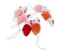 Veemoon 18pcs Interactive Cat Toys Squeaky Mice Toys for Kitten Catnip Mouse for Pet Cats