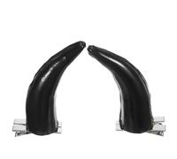 Veemoon 1pair Devil Horn Hair Clips, Halloween Costume Cosplay Barrettes | Demon Goth Horn Hairpin Props, Realistic Faux Horn Headwear Accessories for Masquerade, Dress up and Stage Performance