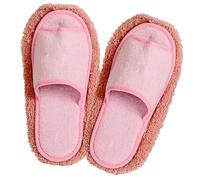 Veemoon 1Pair Washable Mop Slippers Slip Cleaning Shoes for Easy Dusting for Home Use Kitchen Bedroom and Office Soft Flexible Reusable Design