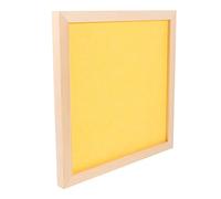 Veemoon 1pc Boy Girl Memo Board Handmade Photo Display Board for Classroom Home Soft Cork Frame for Art Showcase Practical User-Friendly