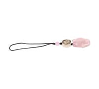 Veemoon 1Pc Cartoon Phone Pendant Keychain Pink Chalcedony Creative Purse Hanging Charm for Women Unique for Birthdays Graduations and Special Occasions