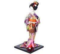 Veemoon 1pc Creative Japanese Doll Ornament Desktop Decor Figure Assorted style Asian Figurine for Decoration Unique Handicraft Display