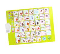 Veemoon 1Pc Electronic Talking Poster for Early Education Alphabet Learning Chart Interactive Educational with Standard American Pronunciation for Home and Classroom Use
