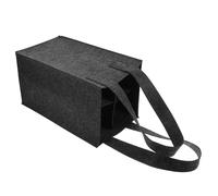 Veemoon 1Pc Felt Wine Carrier Bag with Handle Durable Red Wine Storage Pouch for Easy Identification and Protection for Giving and Travel Holds Multiple Bottles