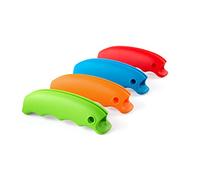 Veemoon 1PC Grocery Bag Comfort Silicone Holder Carrier Bags Handles Accessory Portable Grocery Tote Holder Professional Shopping Helper, Random Color