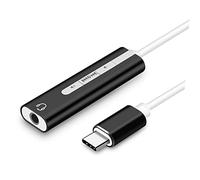 Veemoon 1pc Mic Earphone Sound Card for Usb Sound Track Channel Easy Volume Craftsmanship Version