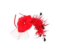 Veemoon 1pc Mini Fascinator Hat Veil and Elegant Hair Accessory for Weddings Parties and Gatherings Charming Stage Performance Headpiece for Brides