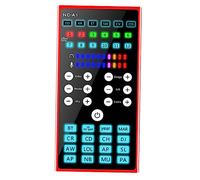 Veemoon 1Pc Multi Purpose Sound Card for Live Streaming Compact Voice Disguiser with Dual Dsp Noise Reduction for Mobile Phones Audio Mixer for Broadcasters and Podcasters