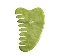 Veemoon 1Pc Traditional Chinese Jade Comb Massage Tool for Scalp for Family Friends Lightweight Portable Acupuncture
