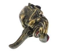 Veemoon 1pcs Decorative Samurai Mask Japanese Tengu Mask 9.84x9.45x7.68in Plastic Cosplay Prop Versatile Costume Use Retro Scary Traditional Japanese Style for Dance Party Events and Home