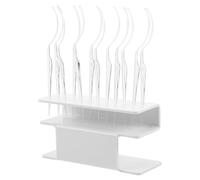 Veemoon 1Set Eyelash Display Rack with Try Tools Transparent Eyelash Grafting Holder for Effortless Application of Lash Strips Extensions for Use