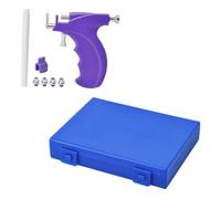 Veemoon 1Set Portable Ear Piercing Kit Allergy Self Ear Piercer Tool Purple Convenient Body Piercing Machine for Home Professional Use Random Color
