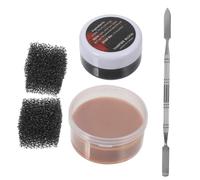 Veemoon 1Set Special Effects Makeup Wax Kit Realistic Fake Scab Blood for Halloween Face Body Paint Wax for Wounds Scars Costume Tool