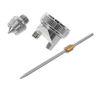 Veemoon 2.0mm Automotive Paint Spray Gun Needle Caps Set, Alloy Material with Uniform Spray Pattern and Improved Efficiency for Vehicle Painting Requirements and Shop Maintenance