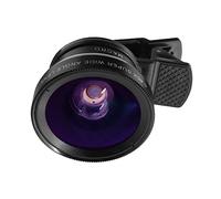 Veemoon 2 in 1 Phone Camera Lens Kit 12.5x Macro and 0.45x Ultra Wide Angle Lens, Waterproof Aluminium Alloy, Easy Clip-on Smartphones, for Travel and Nature Shots