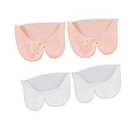 Veemoon 2 Pairs Gel Toe Protector Sleeves Big Toe Cushion Covers for Relief Flexible Fit with Breathable Material for Ballet Sandals and Everyday Use