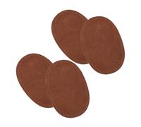 Veemoon 2 Pairs Mens Oval Elbow Patches PU Leather Repair Patches for Sweaters Trousers Jackets Easy Sew DIY Mending Accessories Durable Protective Comfort