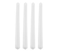 Veemoon 2 Pairs Plastic Kitchen Drawer Sliding Rails for Cabinets and Storage Boxes, Noiseless Guide Glides with Burrfree Design, White Cabinet Slides for Room and Study Area Installation