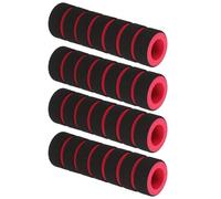 Veemoon 2 Pairs Red Sponge Kayak Paddle Grips Non-slip Paddle Handle Sleeves Protective Covers for Kayaking Water Sports Outdoor Use