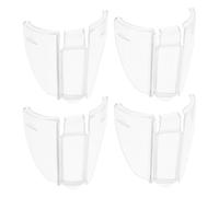 Veemoon 2 Pairs Safety Glasses Side Shields - Eyeglasses Safety Guards with Slip-On Design - Transparent Lens Protection Shields for Woodworking Construction