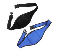 Veemoon 2 Pcs Adjustable Neoprene Mic Belt Pouch for Fitness Instructors and Theatre Use, Portable Microphone Waist Bag with Handsfree Convenience for Indoor and Outdoor Activities