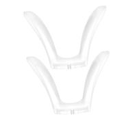 Veemoon 2 Pcs Clear Silicone Nose Pads for Eyeglasses Integrated Non Slip Cushions for Spectacles and Sunglasses Comfortable Transparent Nose Bridge Inserts with Stable Fit Daily and