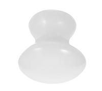 Veemoon 2 pcs Jade Mushroom Head Massage Stone White Spa Energy Scraping Tool for Face Neck Circulation Detox Trigger Point Therapy Handheld