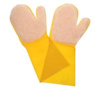 Veemoon 2 Pcs Pool Cleaning Gloves Latex and Composite Flannel, Soft and Comfortable Scrubbing Mitts for Swimming Pools, Hot Tubs, and Pond Cleaning in Cold Weather