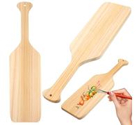 Veemoon 2 Pcs Sorority Paddles Unfinished Solid Pine Wood 15 Inch Easy to Stain Without Rough Edges Artistic Vibe for DIY Crafts and Painting