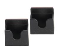 Veemoon 2 Pcs Universal Car Microphone Hook Holders with Adhesive Mount, Plastic Cb Radio Mic Clips for Dashboard and Vehicle Use, Compatible with Yaesu and Vexter Models