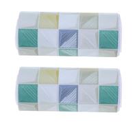 Veemoon 2 Rolls Checked Bulletin Board Borders - Self-Adhesive Chalkboard Wall Sticker Trim - Classroom Bulletin Border Sticker for School Display Walls and Notice Boards