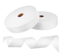 Veemoon 2 Rolls High-Efficiency Nonwoven Batting Strips 5.7cm X 3 Rolls Skinfriendly Composition and Easy to Cut for Quilt Projects and Upholstery Home Decor